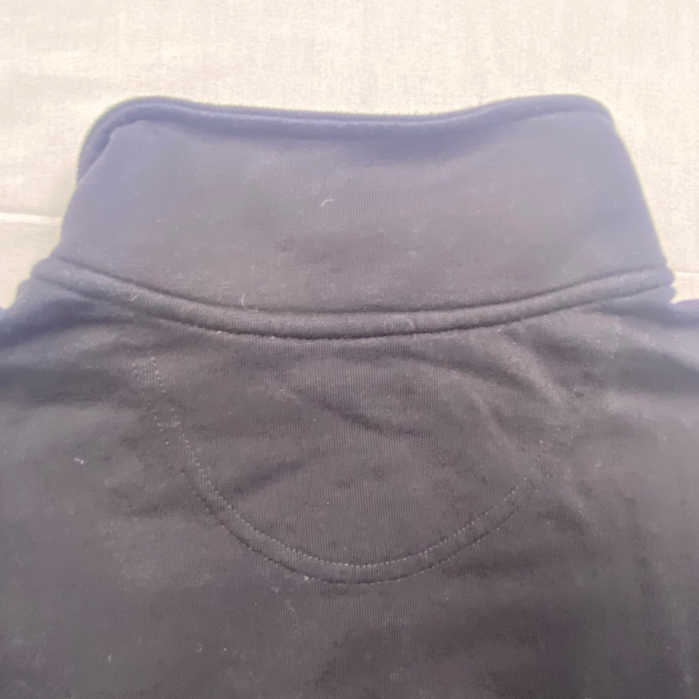 The Black Dog Vintage Collection 1/4 Zip Pullover Sweatshirt Mens Large Black - Picture 6 of 11